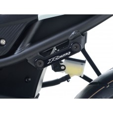 R&G Racing Rear Footrest Blanking Plate (Left Side) for the Honda CBR500R '16-'22 / CBR500F '16-'20
